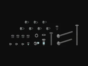 Trek Fetch+ 4 Front Cover Assembly Hardware Kit