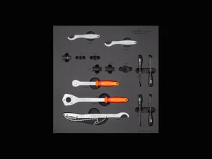 Unior Production Bench Drawer - 5 Tool Tray Set